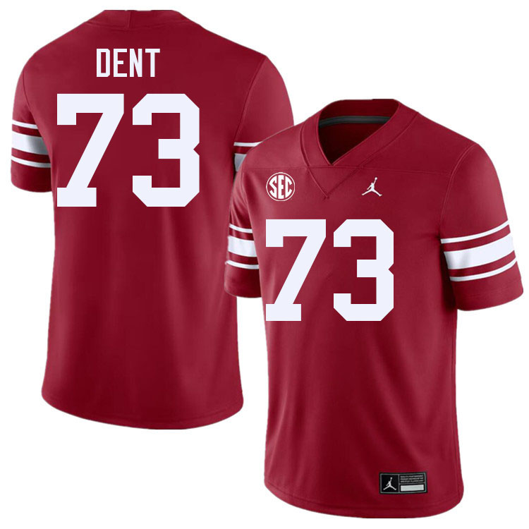 Oklahoma Sooners #73 Isaiah Dent College Football Jersey Stitched-Throwback